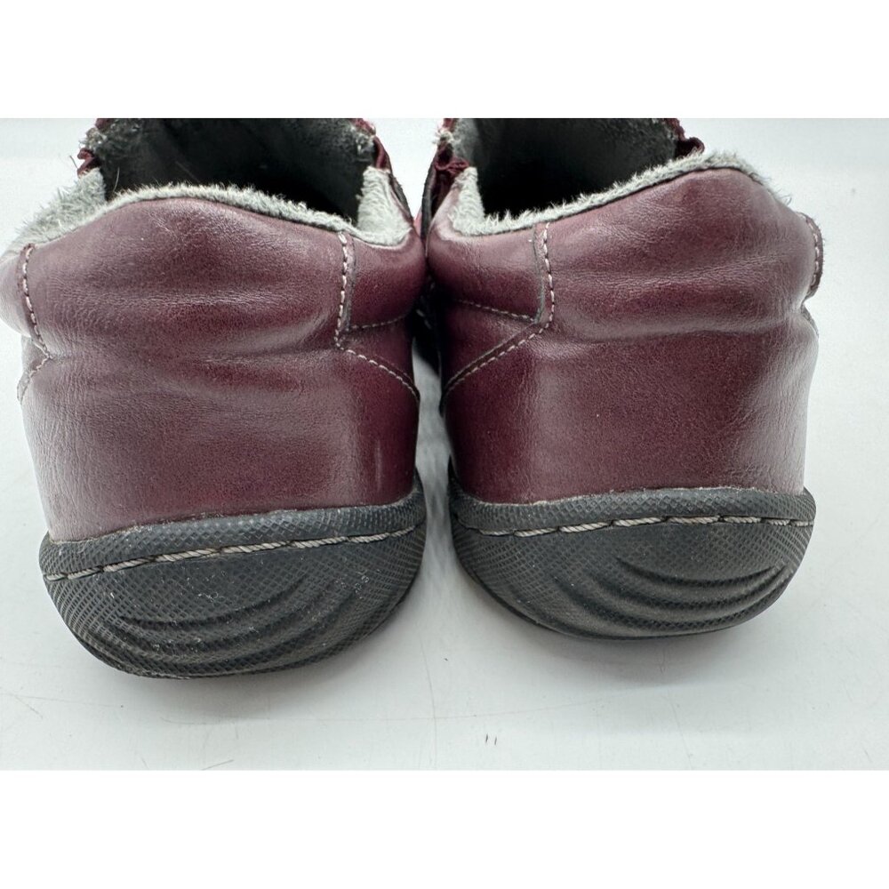 Jsport Womens Blair Slip-On Comfort Shoes Size 8M Maroon Cozy Memory Foam Winter - Picture 10 of 13